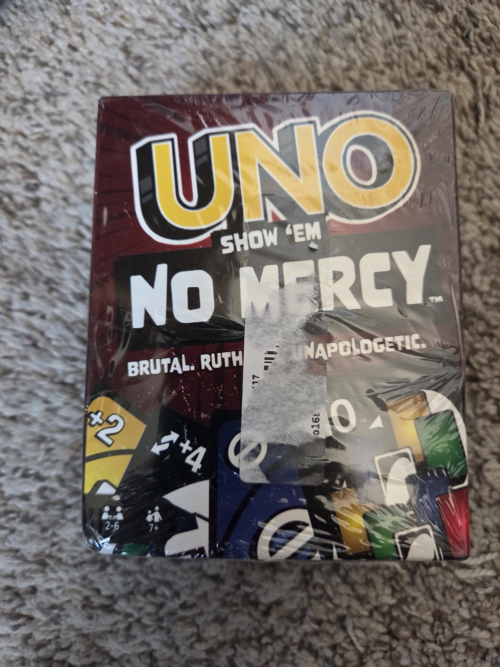 BRAND NEW>>>Mattel UNO No Mercy Card Game